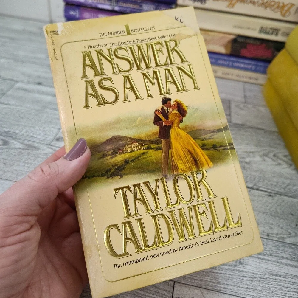 Answer As A Man by Taylor Caldwell 1981‎ First Fawcett Crest Printing Paperback